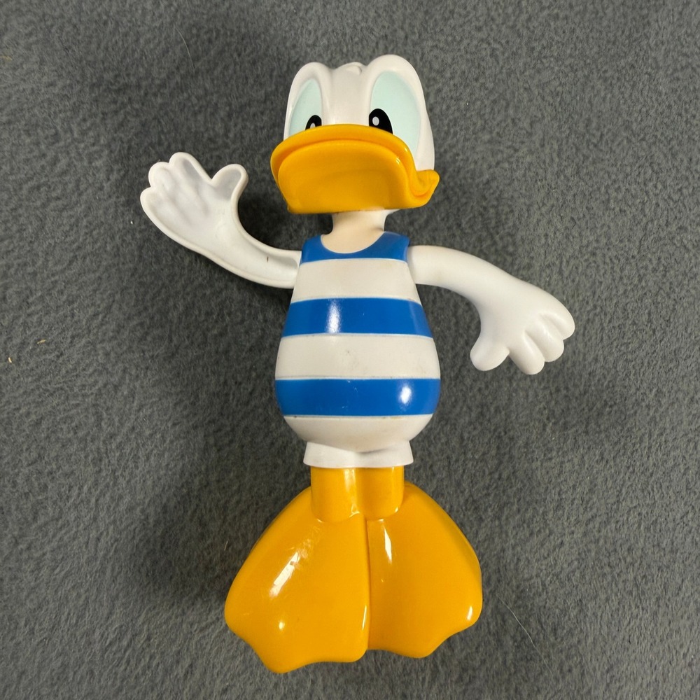 Disney Junior Donald Duck Wind Up Toy Blue White Striped Swimsuit Walgreens 2020